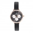 Daniel Klein DK11896-3 Rosegold Black